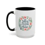 Nurse Encouragement Mug – She Believed She Could, So She Became a Nurse - Image 12