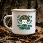 One With the Woods Cute Mushroom Mug - Image 2