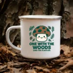 One With the Woods Cute Mushroom Mug