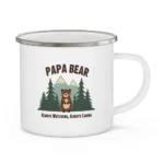 Papa Bear Enamel Camping Mug - Image 6