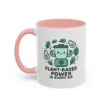 Plant Based Coffee Mugs – Cute Vegan Blender Design with “Plant-Based Power” - Image 8