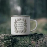Seasonal Local Forager Enamel Mug - Image 4