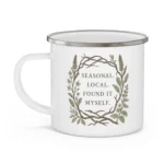 Seasonal Local Forager Enamel Mug - Image 3