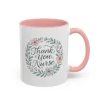 Thank You Nurse Mug – Floral Appreciation Gift for Healthcare Heroes - Image 3