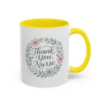 Thank You Nurse Mug – Floral Appreciation Gift for Healthcare Heroes - Image 27