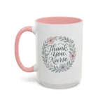 Thank You Nurse Mug – Floral Appreciation Gift for Healthcare Heroes - Image 16