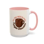 Vegan Chocolate Gift Mug – “All You Need is Love and Vegan Chocolate” - Image 41