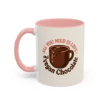 Vegan Chocolate Gift Mug – “All You Need is Love and Vegan Chocolate” - Image 10