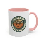 Vegan Foodie Mug – “Fueled by Plants & Noodles” Cute Bowl Design - Image 7