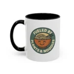 Vegan Foodie Mug – “Fueled by Plants & Noodles” Cute Bowl Design - Image 6