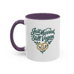Vegan Wedding Mug – “Just Married, Still Vegan” Newlywed Gift - Image 26