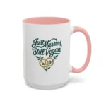 Vegan Wedding Mug – “Just Married, Still Vegan” Newlywed Gift - Image 41