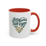 Vegan Wedding Mug – “Just Married, Still Vegan” Newlywed Gift - Image 38