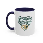 Vegan Wedding Mug – “Just Married, Still Vegan” Newlywed Gift - Image 4