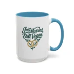 Vegan Wedding Mug – “Just Married, Still Vegan” Newlywed Gift - Image 44