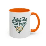 Vegan Wedding Mug – “Just Married, Still Vegan” Newlywed Gift - Image 23