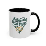 Vegan Wedding Mug – “Just Married, Still Vegan” Newlywed Gift - Image 5