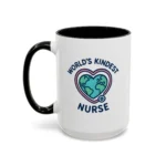 World’s Kindest Nurse Mug – Heart Globe Design Appreciation Gift - Image 20